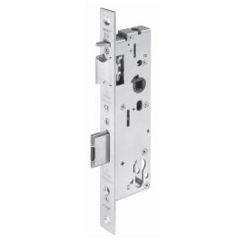 Self-locking emergency exit/panic door lock for narrow framed doors WILKA 7667