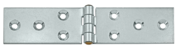 Rolled flap hinges, 140x32x3 mm, galvanised