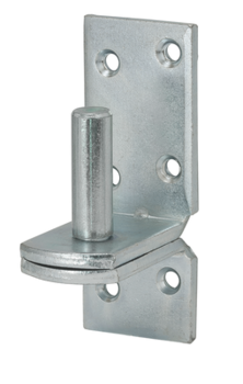 Hook on plate, screw-on, 13x99x35 mm, galvanised