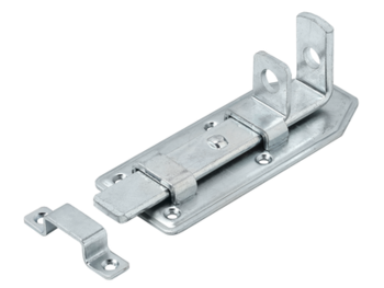 Locking bolt, 120x56x2, galvanised