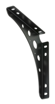 Delta-Line bracket, black, 200x200x24
