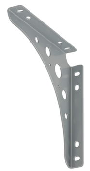 Delta-Line bracket, silver grey, 200x200