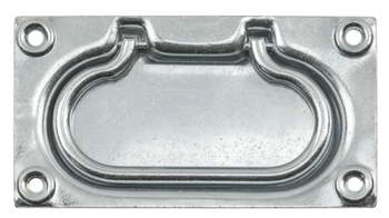 Countersunk case handle, 130x70, galvanised