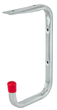 Ceiling hook U-shaped 255x148x156 mm, galvanised / red end caps