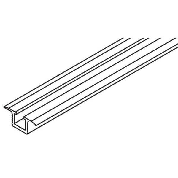 DIVIDO 80 põrandarööpmel, sooneline, alumiiniumist anodeeritud, 6000 mm