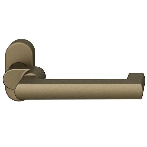 06 1031 profiilraami Ukselink, nihutatud, ovaalne, tuletõkkeustele, keskmine tume pronks