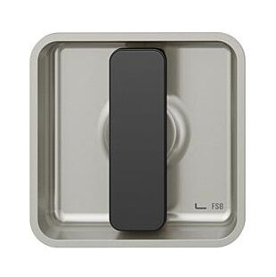 Liugukse käepide, mitte lukustatav, nelinurkne, alumiinium F1/S8