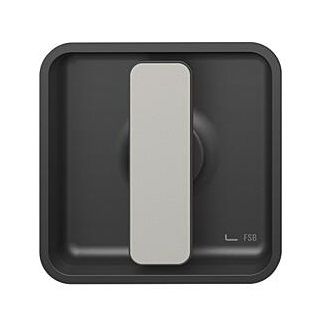 Liugukse käepide, mitte lukustatav, nelinurkne, alumiinium S8/F1