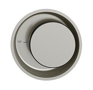 Liugukse käepide, ümmargune, alumiinium F1, VASAK