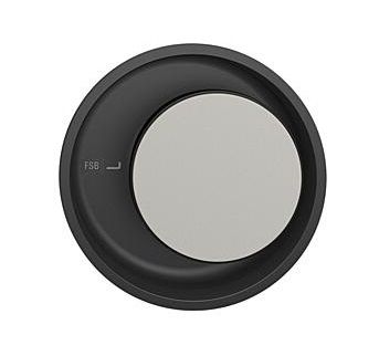 Liugukse käepide, ümmargune, alumiinium S8/F1, VASAK