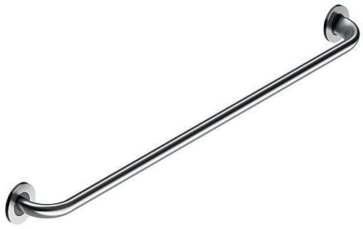 Support rail for bathrooms 900x36/22mm, matt stainless steel