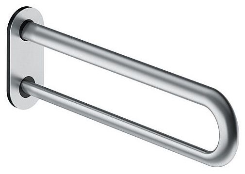 Support rail for basin/WC area 600mm, matt stainless steel
