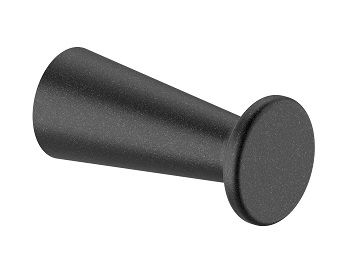Towel hook A100, 40mm, metallic anthracite grey tone RAL7016