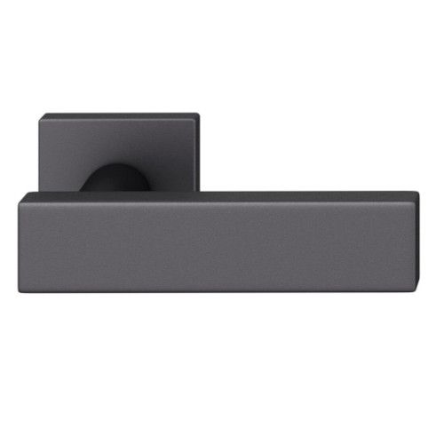 FSB 1003 Käepide/ümarate rosettidega komplekt BAC, alumiinium must S8