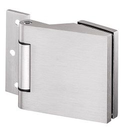 Hinged klaasustele ustele 8-12 mm, alumiinium