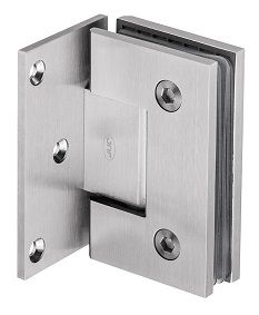 Glass door hinge, st.steel