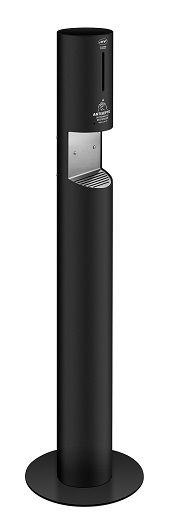 Automatic hand sanitiser dispenser, black