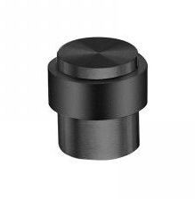 Uksestopper Ø20mm, matt must, värvitud