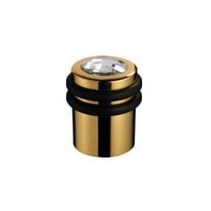 Uksesulgur, kristallidega tagakülg, kullatud messingist