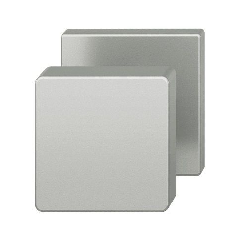 Door knob 0811 25, one-sided fastening, aluminium F1