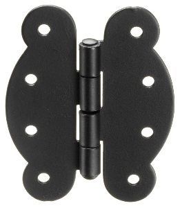Rounded hinges, 100x120x3, black