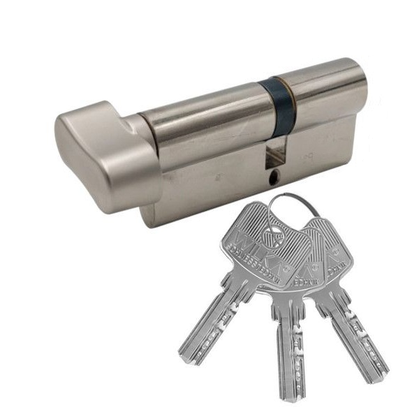 Profile cylinder with knob 3605/B P30-45, brass