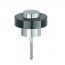 Floor door stop 34x45mm, st.steel