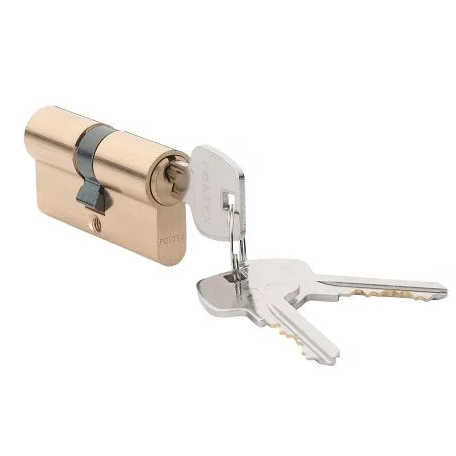 Profiilsilinder 4E 30-30 BR, 3 võtit, messingist