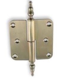 Hing 80/80A dekoratiivsete otstega, parem, poleeritud messingist roostevaba teras