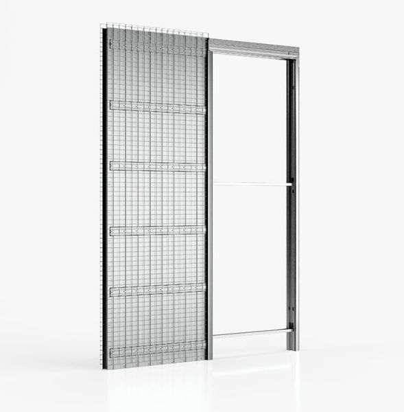 ABSOLUTE EVO komplekt ühepoolsetele ustele - seina 125mm, avanemine 800/900 x 2000/2100mm