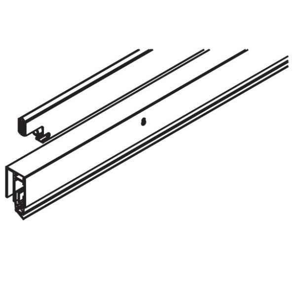 HAWA Acoustics S horizontal top/bottom sealing set for inside clearance 850-970mm, left