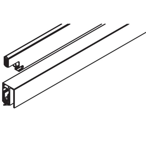 HAWA Acoustics XL horizontal top/bottom sealing set for inside clearance 1220-1350mm, right