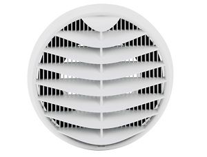 AEROTUBE DD160 fassaadivõre, PVC valge