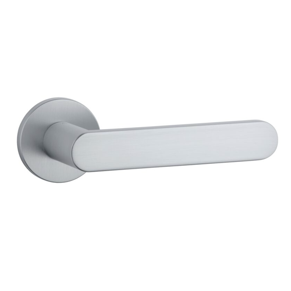 AS ALORA BAC handle set with round roses, chrome-plated, satin