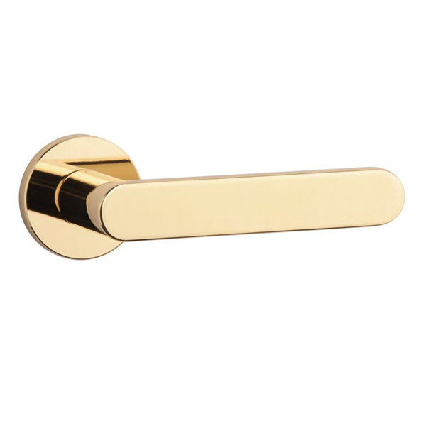 AS ALORA BAC handle set with round roses, gold-tone, polished