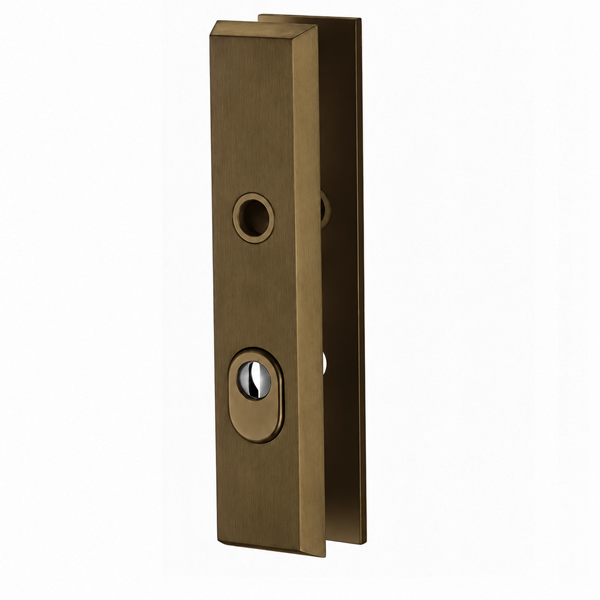 ALPHA security plates ZA, without lever handles, ES1, PZ 72mm, aluminium bronze F4 | UKSELINGIDPLUSS.ee