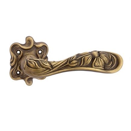 ARTE käepideme komplekt rosetiga 091 BAC, patineeritud messingist