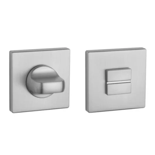 APRILE Q WC turn 4x4/6/8mm, with square rose 5mm, chrome-plated, satin