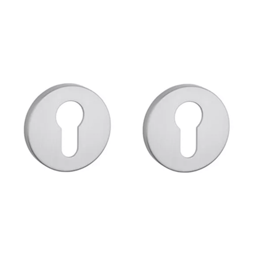 APRILE R PZ round roses, 7mm, chrome-plated satin