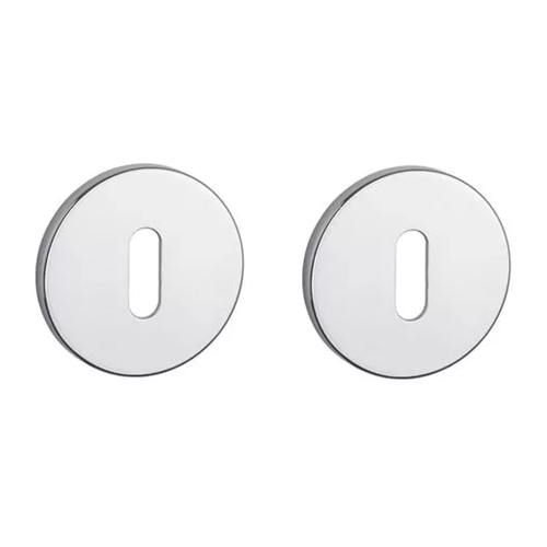 APRILE R BB round roses, 7mm, chrome-plated polished