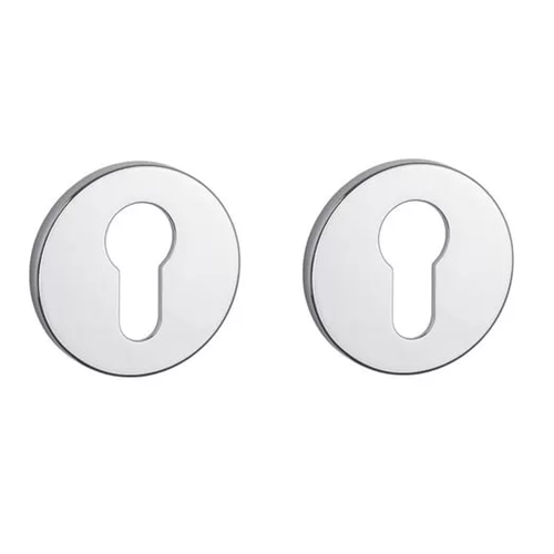 APRILE R PZ round roses, 7mm, chrome-plated polished