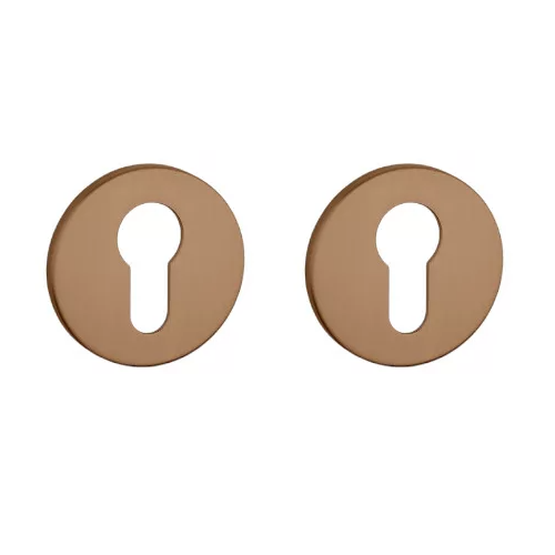 APRILE R PZ round roses, 5 mm, copper-tone PVD coating, matt