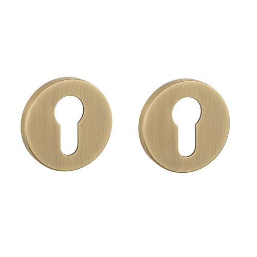 APRILE R PZ round roses, 7mm, antik patine