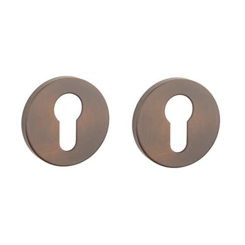 APRILE R PZ round roses, 7mm, burnt umber