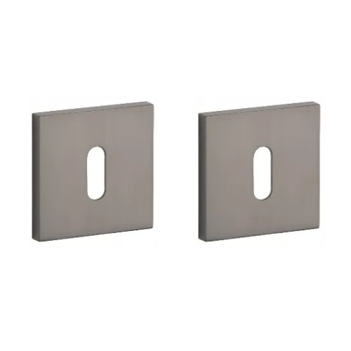 APRILE Q BB square rose, 7mm, titanium tone