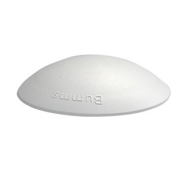 Door stop for handle, white 40x12 mm