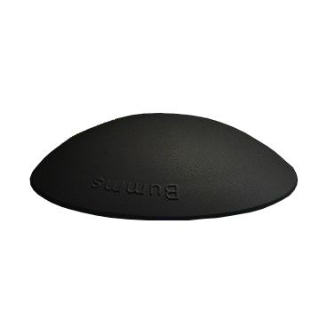 Door stop for handle, black 50x10 mm