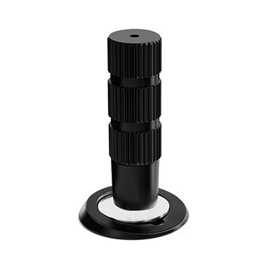 Magnetiline uksesulgur, freesitakse ukselehe põhja, musta värvi