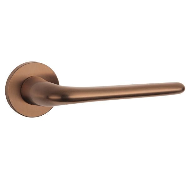 AZALIA handle/rose set BAC, round roses, 7mm, copper-tone PVD matt