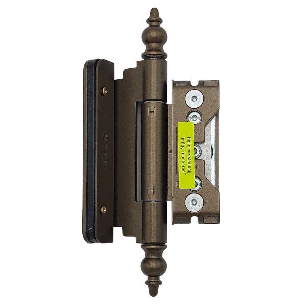 Sissepääsu ukse hinged (3 himged) BAKA Protect 4010 3D FD ZK, pronksist